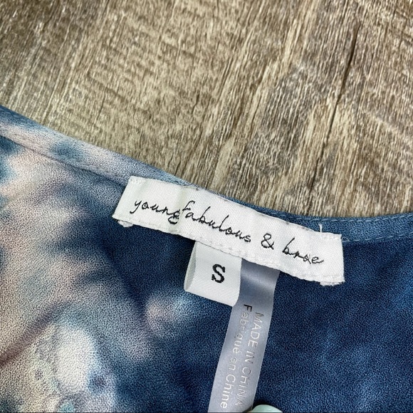 Young Fabulous & Broke Tie Dye Tia Top Size Small - Picture 2 of 8